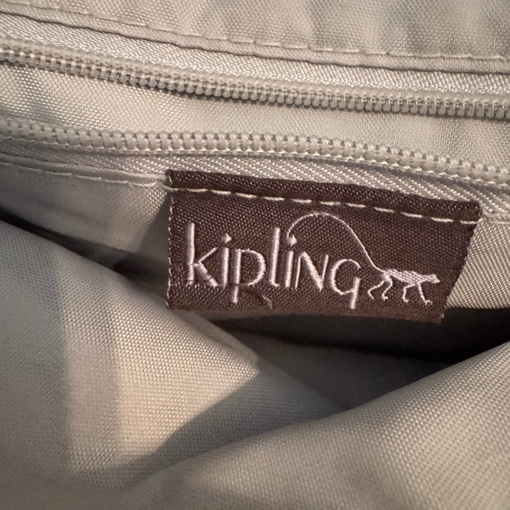 Kipling Dark Brown Bag With Logo Patch - image 6